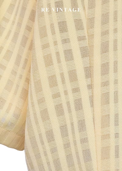 檸檬味的初夏 - 復古清新格紋上衣11