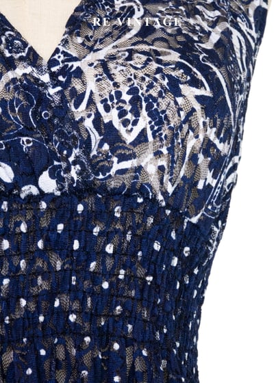 夜空繁星花藤交織蕾絲長洋裝9