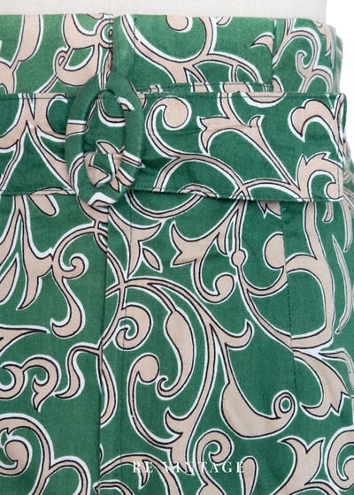 Elm Green 藤蔓高腰短裙（25"）7