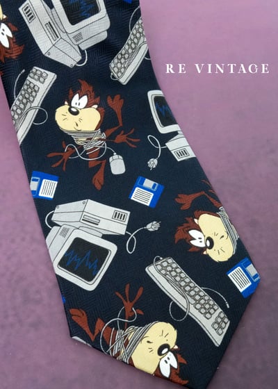 Taz 的炫風電腦日記領帶3