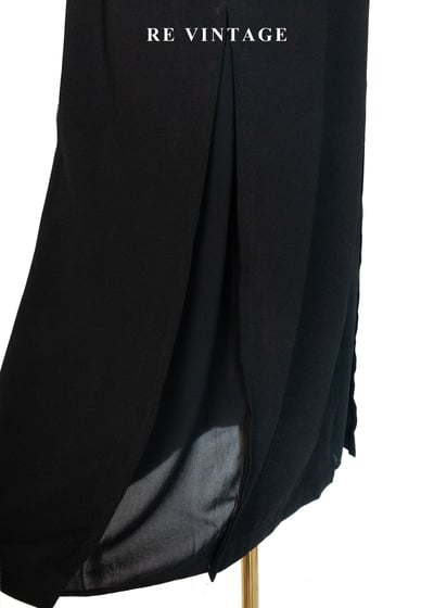 必備單品 - 黑魔女壓褶黑長裙（26"）6