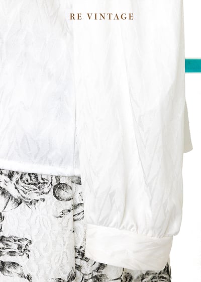 『歐洲寶物』法國製 - 純潔白閃電印花設計感襯衫6