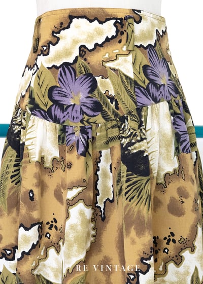 Tropic Mirage 熱帶幻影紫花天堂中長裙（24-29")）3