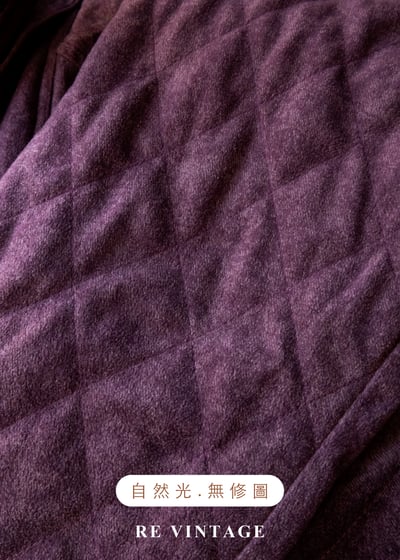 微醺梅洛酒水洗菱格紋夾克外套18