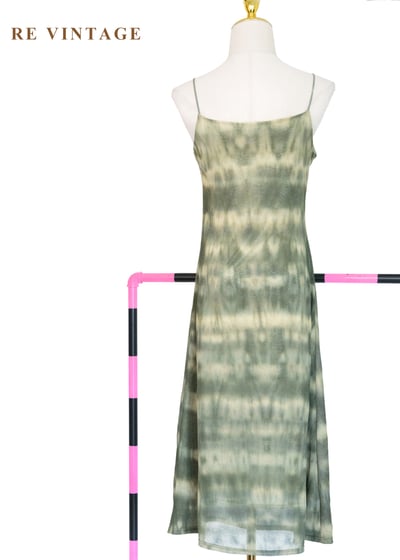 早晨日出森林紮染細肩帶洋裝10