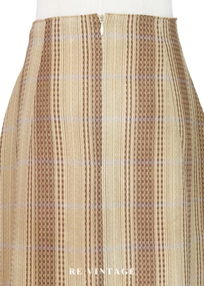 麥田裡的守望者編織條紋窄裙（26"）8