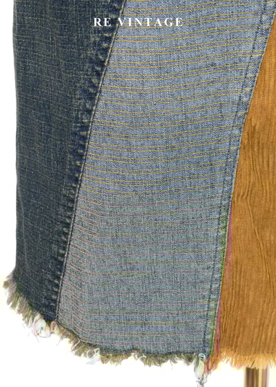 冬日午後一抹陽光一朵小花丹寧裙（27"）7