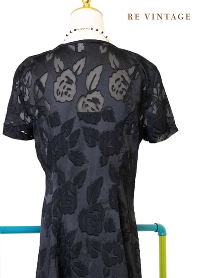 美國製 - 夜色盛開花園照山洋裝13