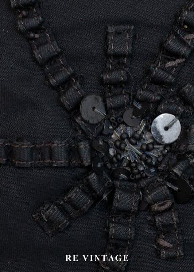 夜光亮片星芒黑短裙（28"）8