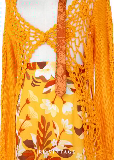 Sunset Boho 熱帶鉤針夢罩衫上衣6