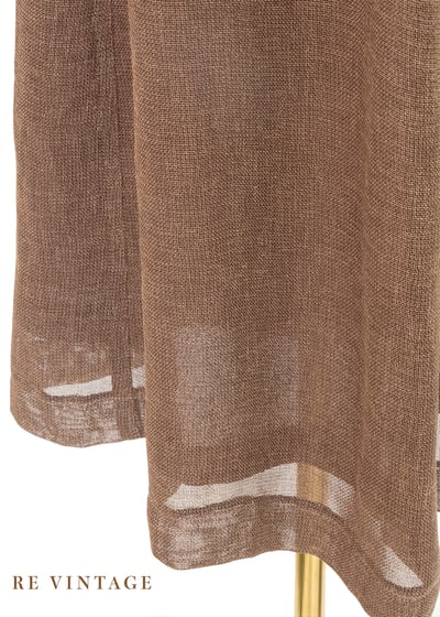 質感單品 - Brown Sugar 麻料手感高腰長裙（24"）7