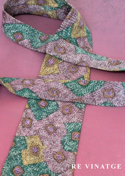 色彩遊戲夢幻幾何領帶7