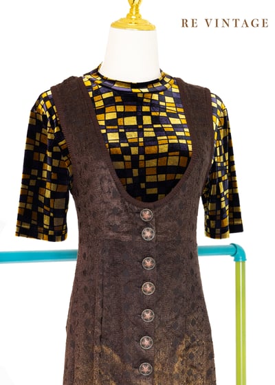 小黃格們的夜晚短袖絨布上衣7