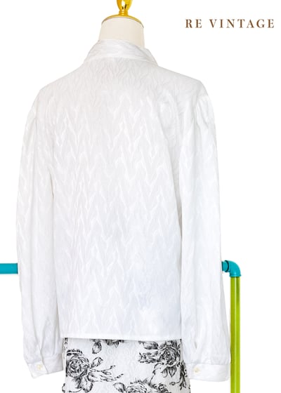 『歐洲寶物』法國製 - 純潔白閃電印花設計感襯衫8