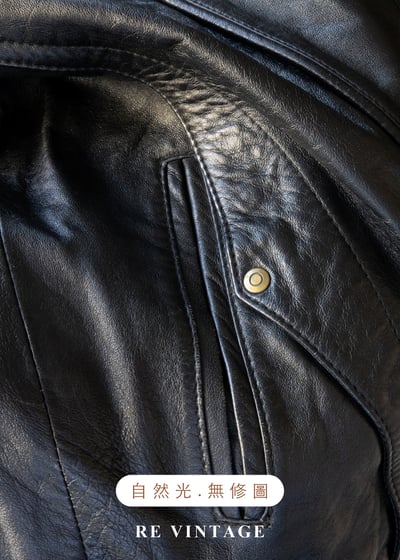 質感單品 -帥氣魔女黑皮革外套17
