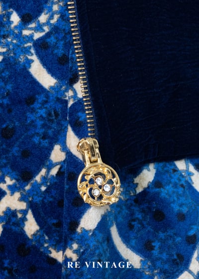 金線旋舞短版絨布外套4