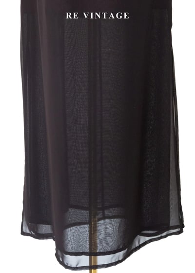 必備單品 - 黑咖啡棕雙層雪紡長裙（26"）4