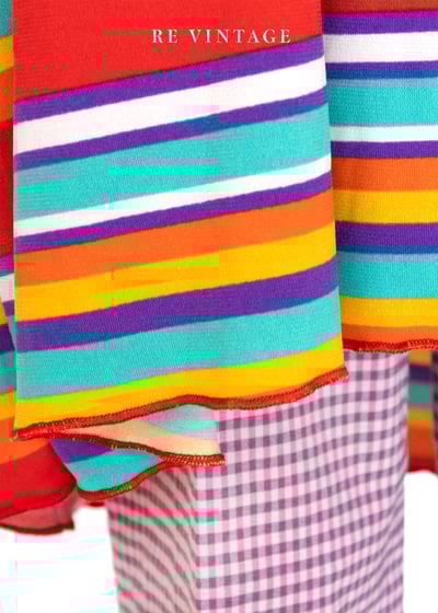 紅寶石甜蜜彩虹長版上衣/迷你洋裝6