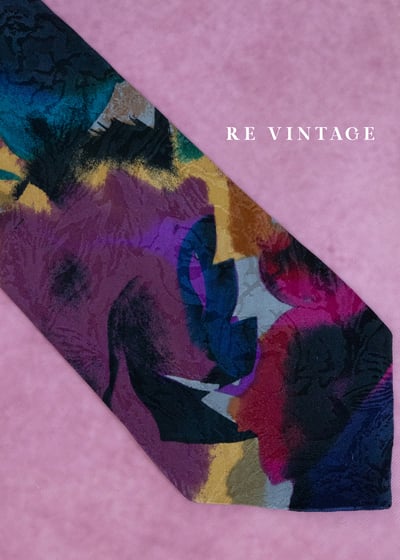 油畫筆觸的多彩層次領帶5