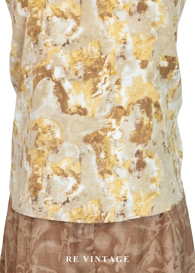 薑黃斑駁大理石紋一片式背心4