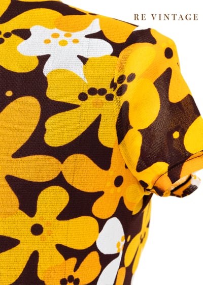 Vivid Orange 百花盛開長洋裝15