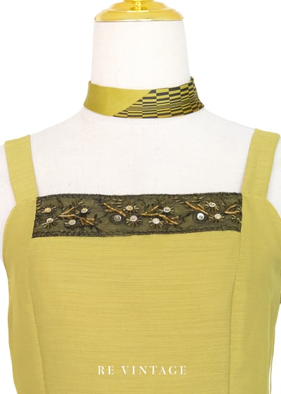 套裝背心 -黃昏餘暉黑金刺繡背心上衣3