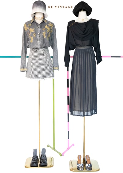 流動微光 - 金釦垂墜感雪紡上衣2