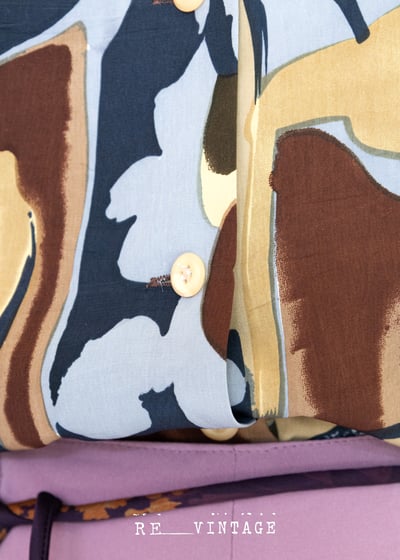 藍紫色水墨藝術長袖襯衫9