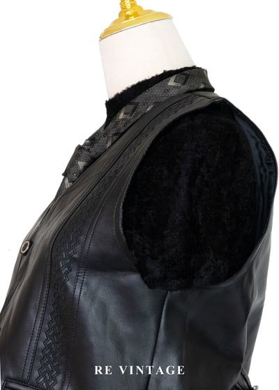 質感單品 - 編織工藝皮革背心9