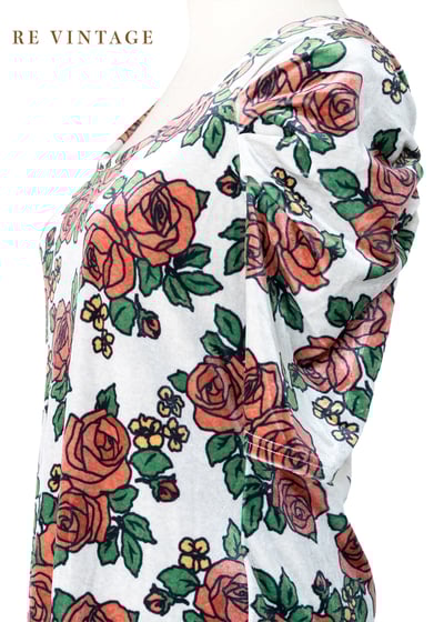 玫瑰玫瑰ILOVEYOU絨布洋裝8