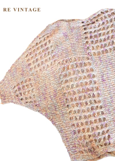 夕陽下的橘光蜘蛛網空氣感毛衣洋裝15