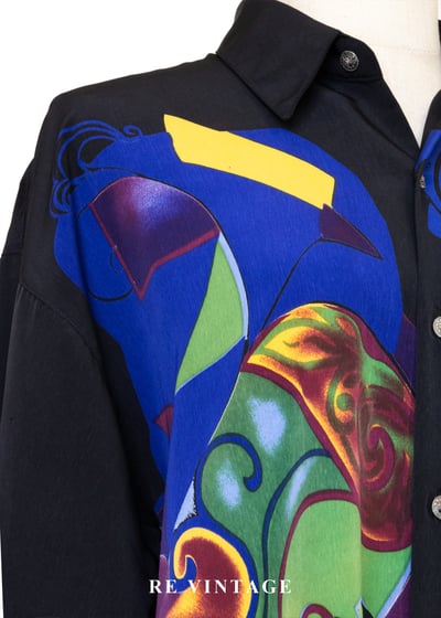 現代主義的霓虹畫布襯衫5