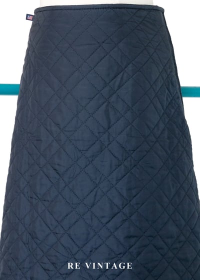 必備單品 - Quilted Navy Skirt 暖暖長裙（27.5"）3
