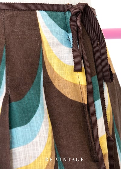 日本製- 香蕉巧克力塔及膝裙（26"）8