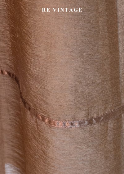 摩卡咖啡的餘韻緞帶拼接大圓裙（24"）12