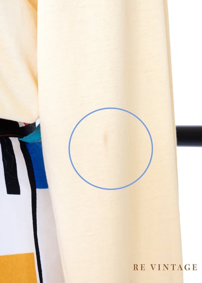 『歐洲寶物』氣質小花鵝黃色棉質上衣13