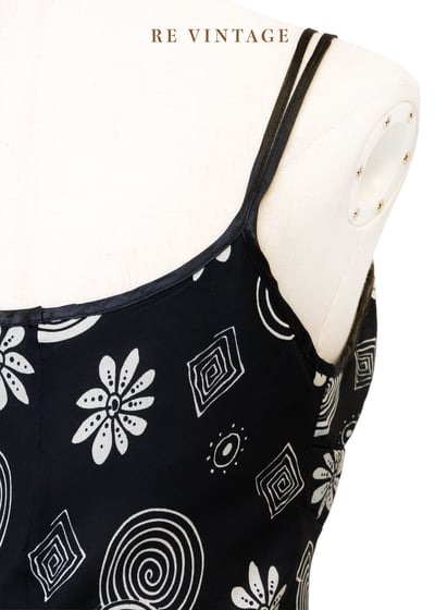 視覺迷宮圖騰細肩帶洋裝13