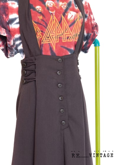 深灰色高腰繞頸One Day 洋裝9