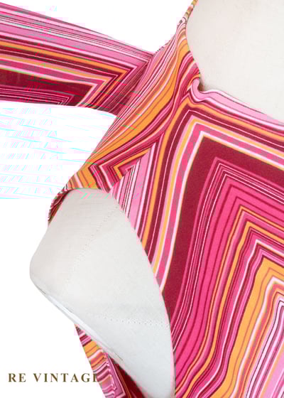 戀愛迷幻舞池鋸齒圖騰洋裝6