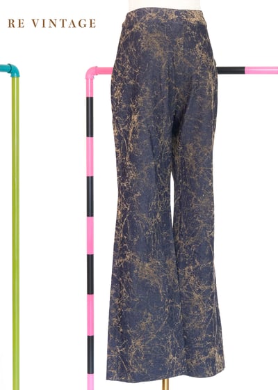 Midnight Lightning 夜晚金色裂紋長褲（27"）9