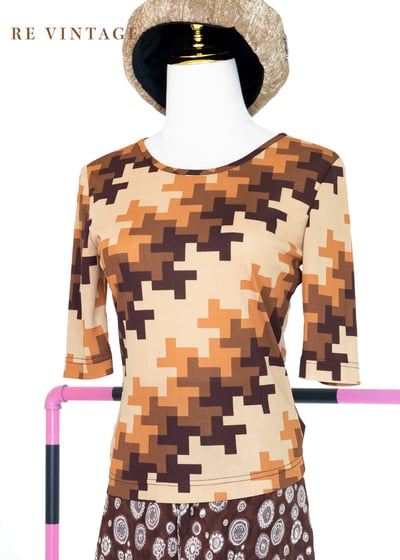 橘棕色疊疊樂小上衣8