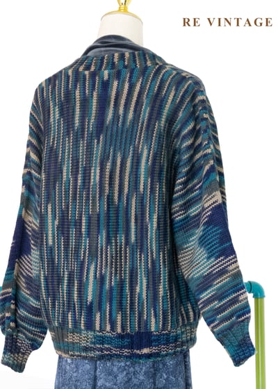 梵谷的星夜 - 段染混色針織外套10