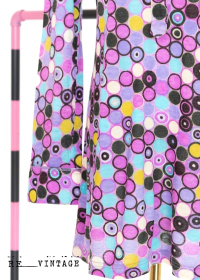 普普圈圈輕薄針織迷你洋裝4