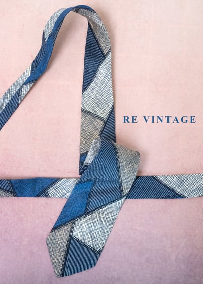 湛藍 - 時光拼圖領帶7