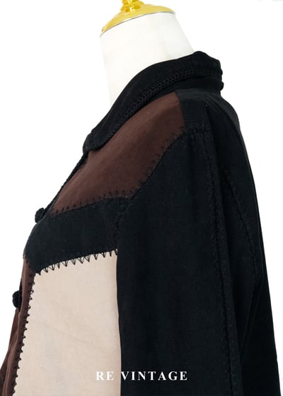 流浪地圖 - 個性拼接流蘇上衣9