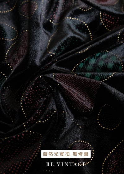 泡泡糖黑絨布短袖上衣12