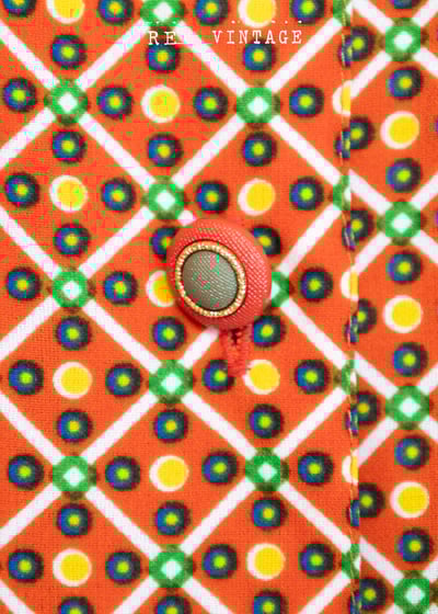 五號骰子橘紅色長袖襯衫3