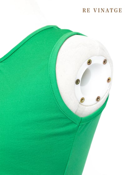 油綠色小蝴蝶棉質背心9