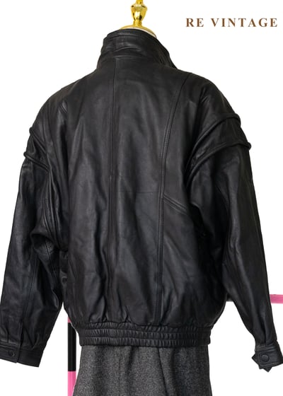 結構美學廓形飛行皮外套14