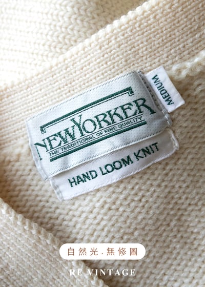 日本製 - 彩虹糖奶油大菱格針織外套13